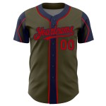 Arm Shapes Baseball Service Red-Navy Custom Authentic Salute To Jersey Colors Olive 3 Arm Shapes Baseball Service Red-Navy Custom Authentic Salute To Jersey Colors Olive 3