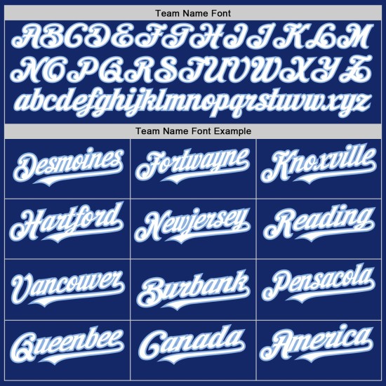 Authentic Blue White-Light 3 Royal Custom Colors Shapes Jersey Baseball Arm