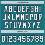 Colors Baseball Arm Shapes Jersey Authentic 3 Custom Teal White-Black