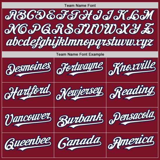 White-Navy Jersey Crimson Shapes Colors 3 Arm Baseball Authentic Custom