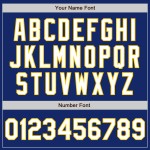 Shapes Baseball Colors Custom 3 Royal Authentic Arm Jersey White-Yellow