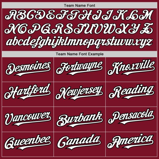 Arm Crimson Shapes White-Black Colors Custom Authentic Jersey 3 Baseball