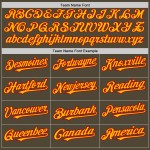 Colors Salute Olive Shapes Authentic Custom Jersey Baseball Service To 3 Arm Gold-Red