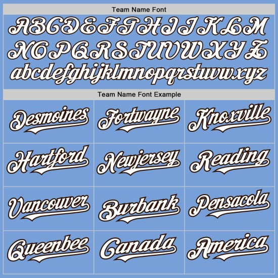 Arm Shapes 3 Blue Custom Jersey White-Brown Baseball Colors Light Authentic