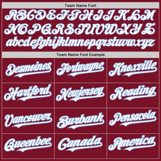 White-Light Jersey Arm Colors Crimson Blue Baseball Custom Authentic Shapes 3