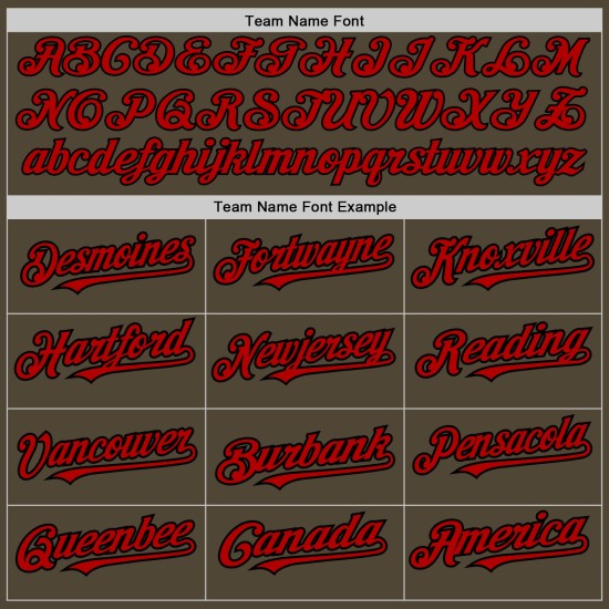 Arm 3 Shapes Baseball Salute Jersey Authentic To Red-Black Olive Colors Custom Service Arm 3 Shapes Baseball Salute Jersey Authentic To Red-Black Olive Colors Custom Service
