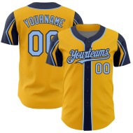 Arm Blue-Navy Authentic Colors Gold Jersey Shapes Light 3 Custom Baseball