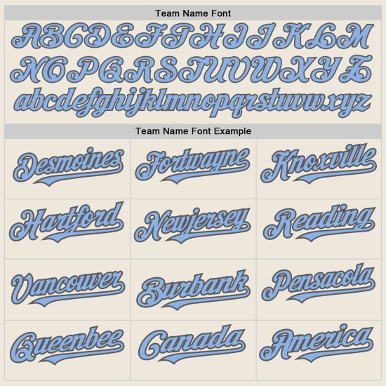 Light Blue-Steel Baseball Authentic Colors Cream Custom Jersey Gray Arm Shapes 3