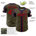Arm Shapes Baseball Service Red-Navy Custom Authentic Salute To Jersey Colors Olive 3 Arm Shapes Baseball Service Red-Navy Custom Authentic Salute To Jersey Colors Olive 3