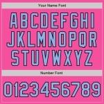 Blue-Black Baseball Arm Jersey Custom Authentic Pink 3 Colors Light Shapes Blue-Black Baseball Arm Jersey Custom Authentic Pink 3 Colors Light Shapes